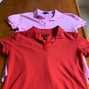 Two golf shirts for one price, pre worn